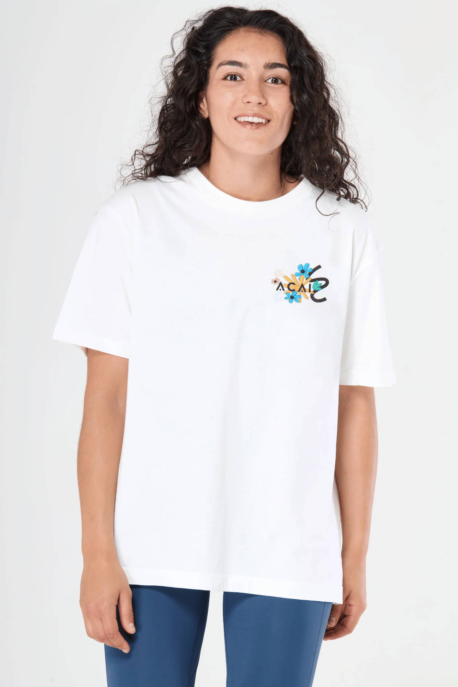 ACAI X Caroline Dowsett Outdoorsing Tee - Flowers - Image 3