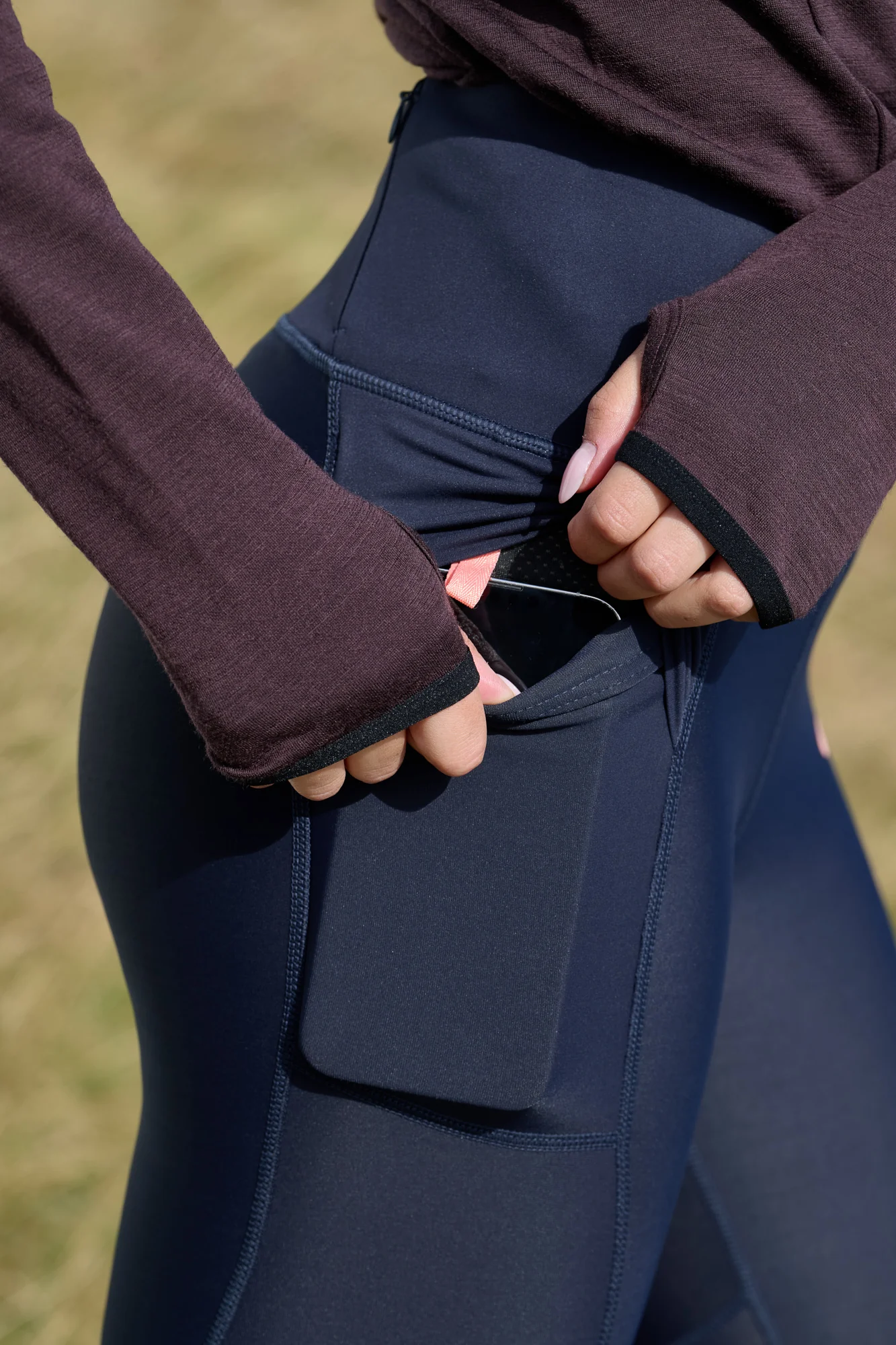 Altitude Leggings - Full Length - Deep Navy - Image 4