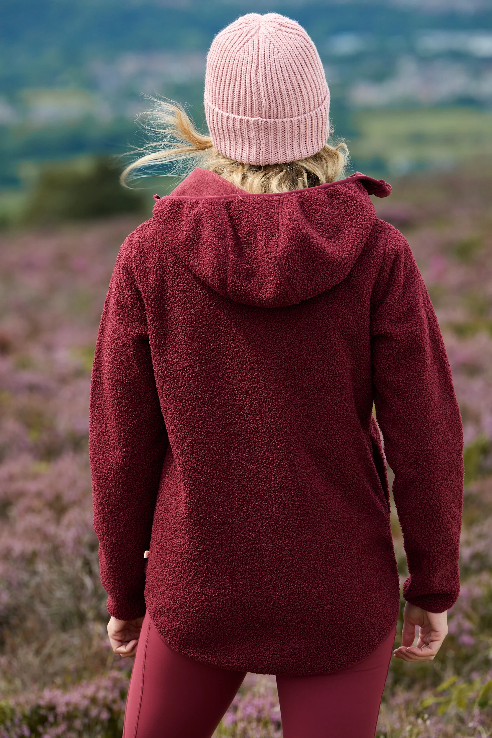 Windproof Gale Fleece - Cabernet - Image 7
