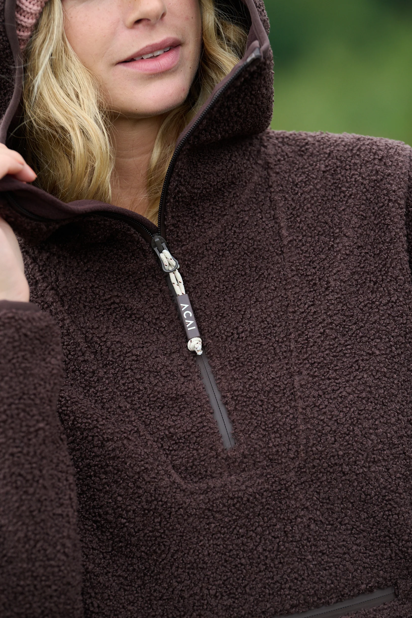 Windproof Gale Fleece - Chocolate Plum - Image 8