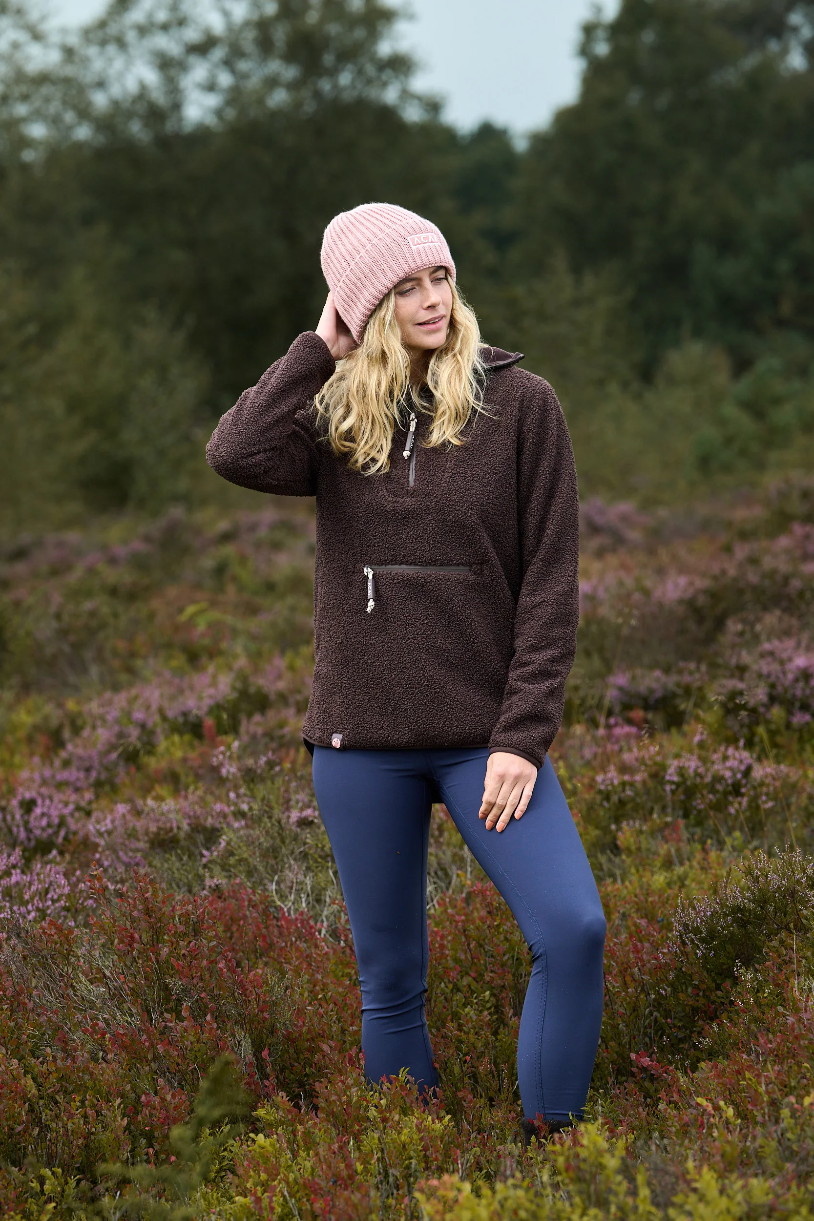Windproof Gale Fleece - Chocolate Plum - Image 9