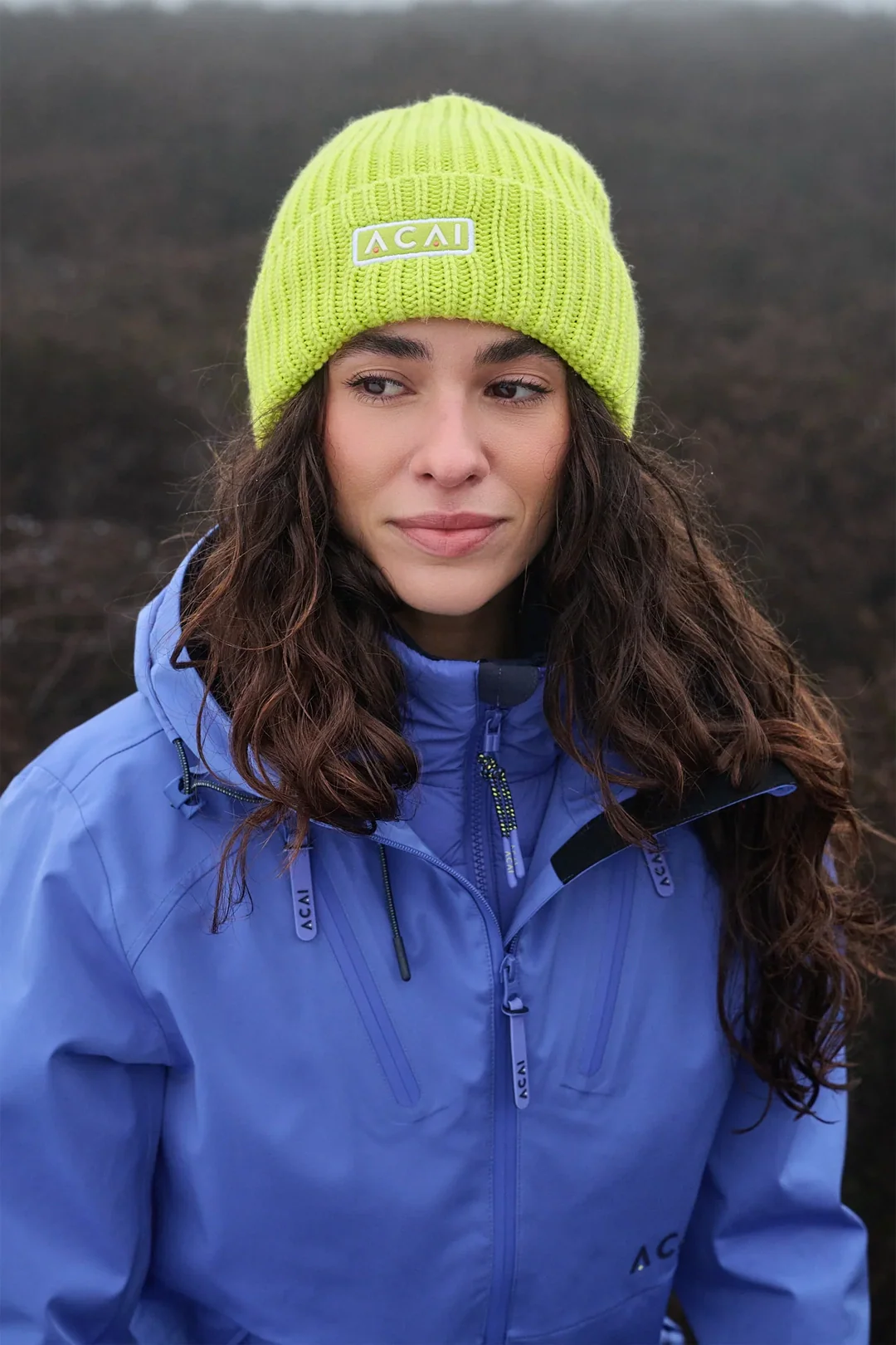 Merino Wool Beanie - Limeade - Image 3