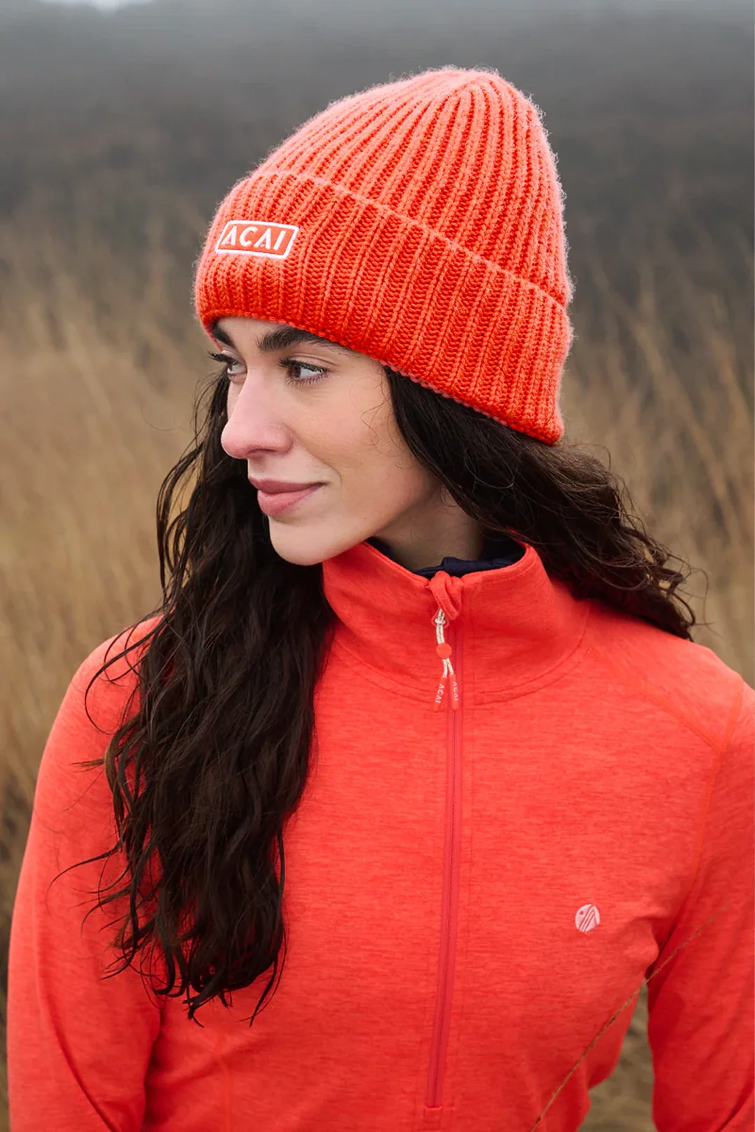 Merino Wool Beanie - Mandarin - Image 3
