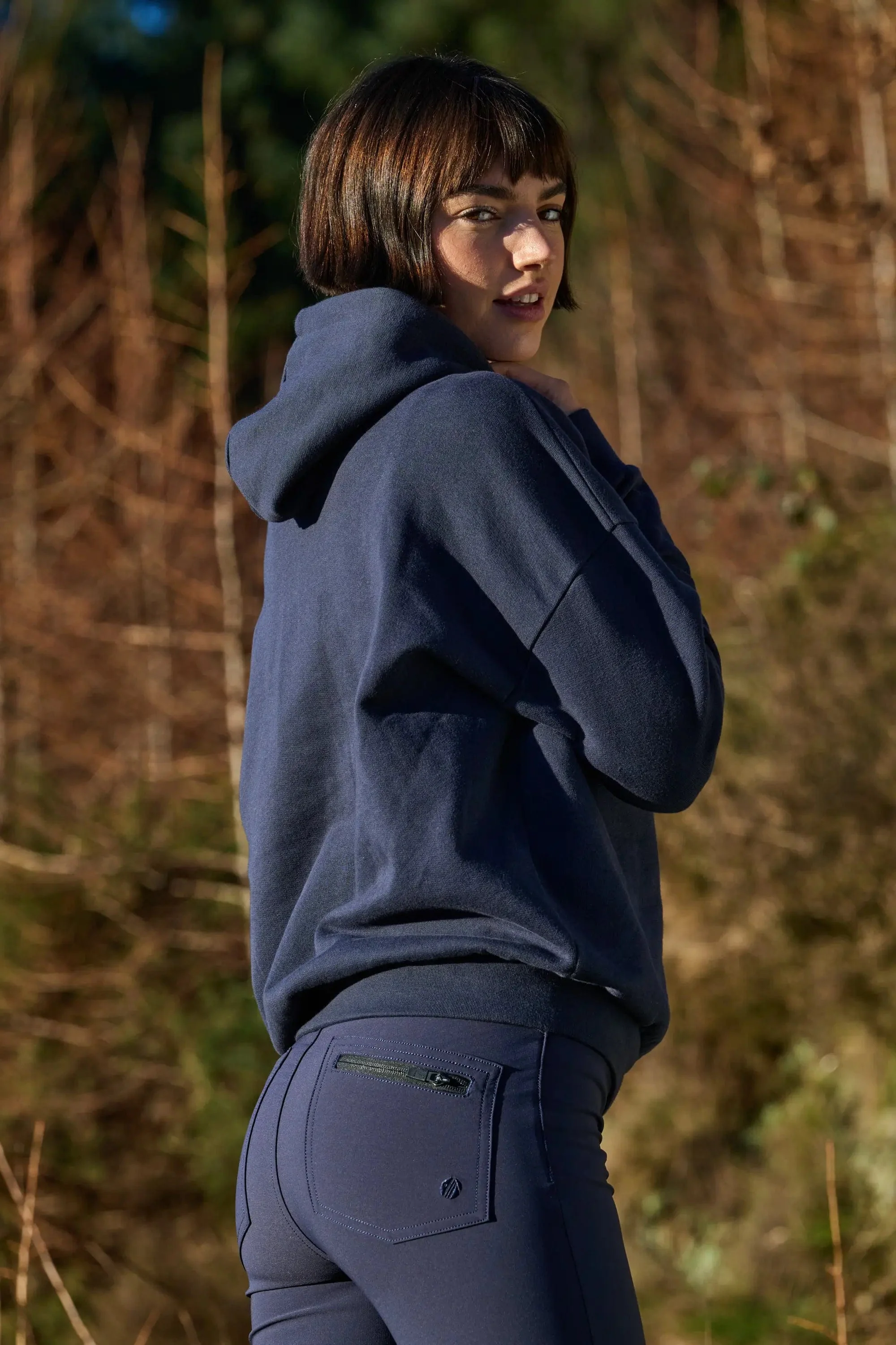 Retreat Branded Hoodie - Deep Navy - Image 5
