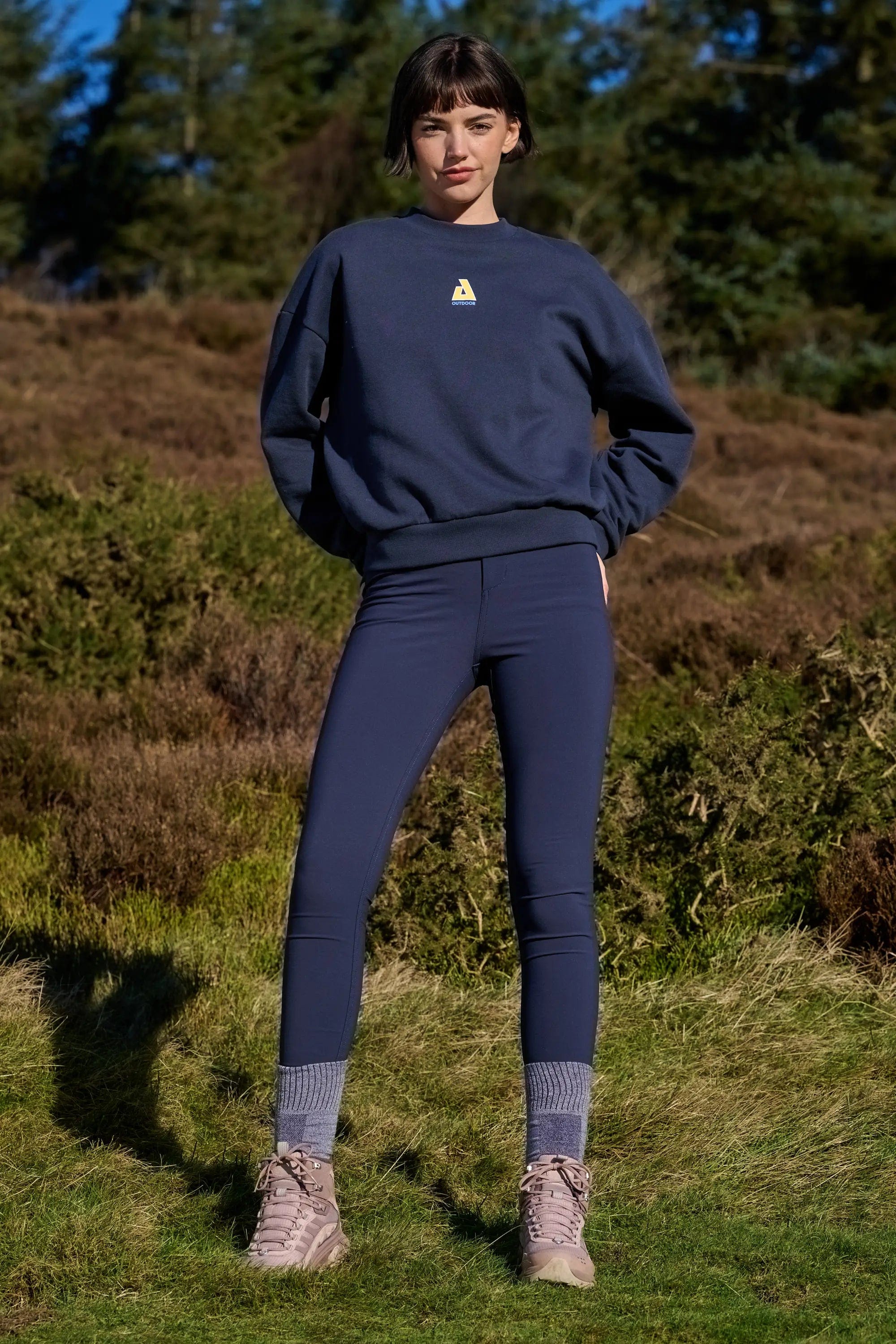 Retreat Crew Neck Sweatshirt - Deep Navy - Image 3