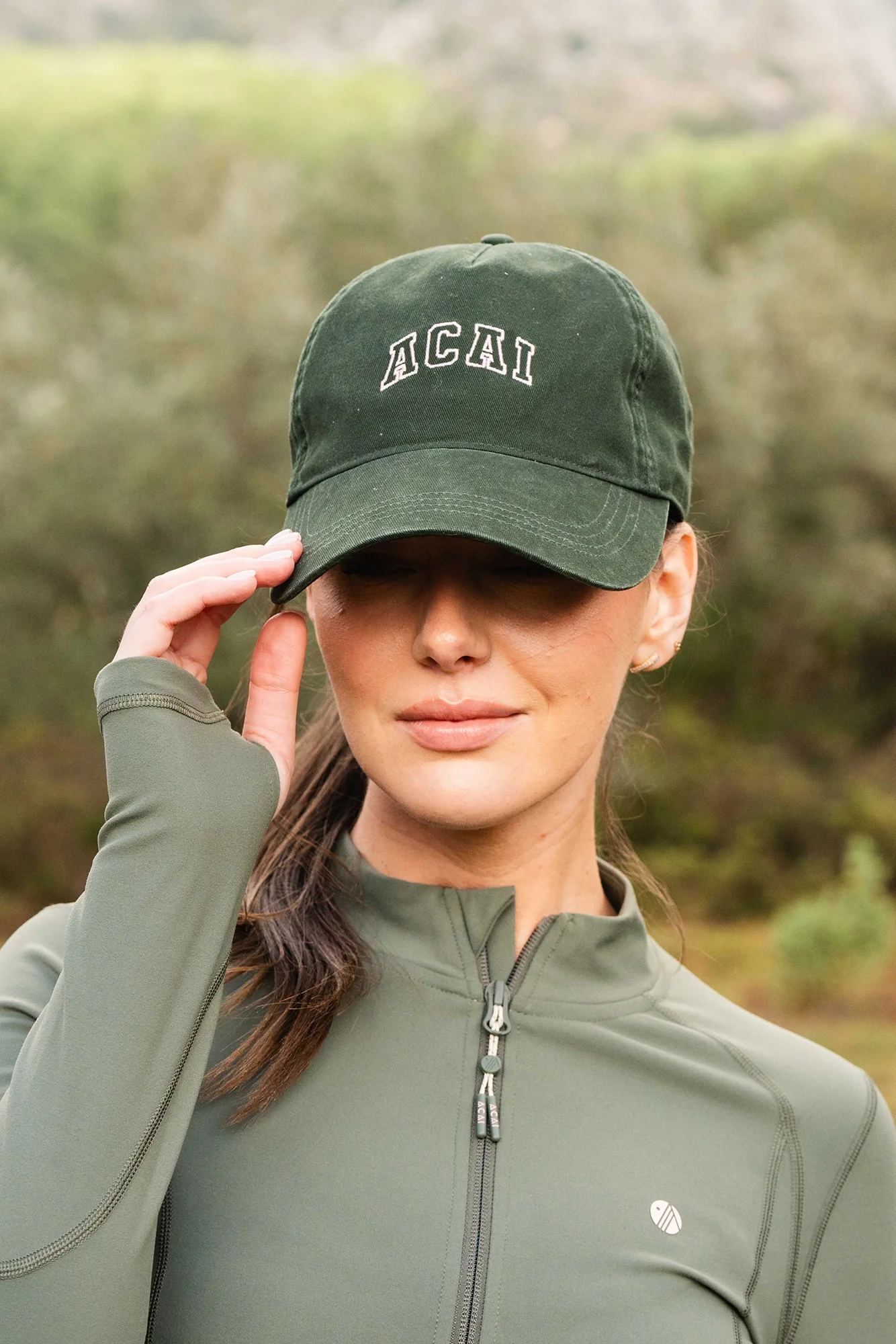 Washed Cotton Cap - Pine - Image 3