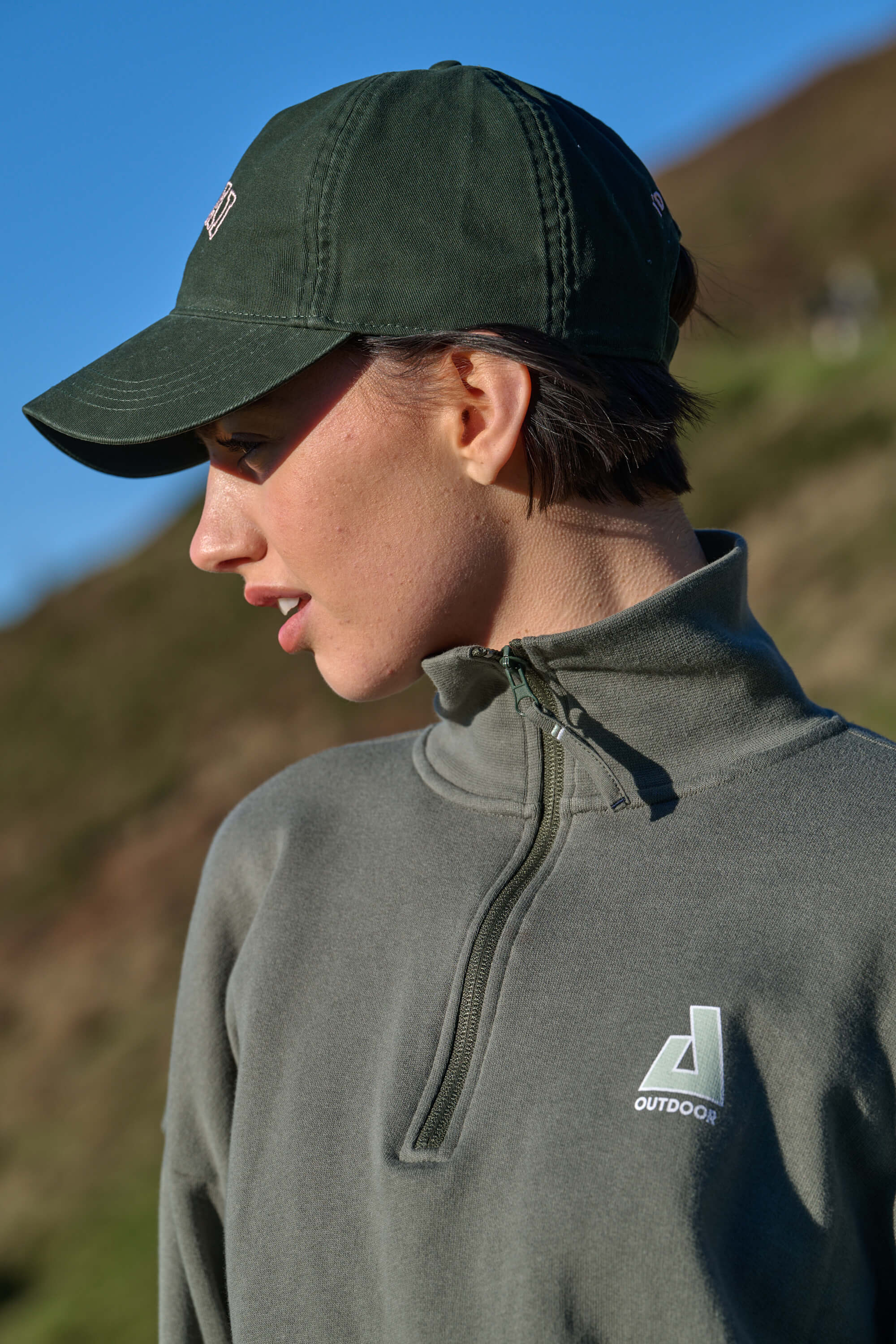 Washed Cotton Cap - Pine - Image 4